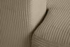 ELPHO Sofa trzyosobowa rozkładana w sztruksie jasny beżowy jasny beżowy - zdjęcie 7
