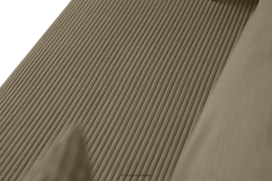 ELPHO Sofa trzyosobowa rozkładana w sztruksie jasny beżowy jasny beżowy - zdjęcie 11