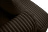 ELPHO Sofa 3 z funkcją spania w tkaninie sztruks brązowy brązowy - zdjęcie 6