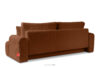 ELPHO Sofa 3 z funkcją spania w tkaninie sztruks rudy rudy - zdjęcie 4
