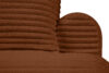 ELPHO Sofa 3 z funkcją spania w tkaninie sztruks rudy rudy - zdjęcie 7