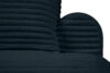 ELPHO Sofa 3 z funkcją spania w tkaninie sztruks granatowy granatowy - zdjęcie 7