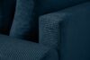 ELPHO Sofa trzyosobowa rozkładana w sztruksie ciemny niebieski ciemny niebieski - zdjęcie 8