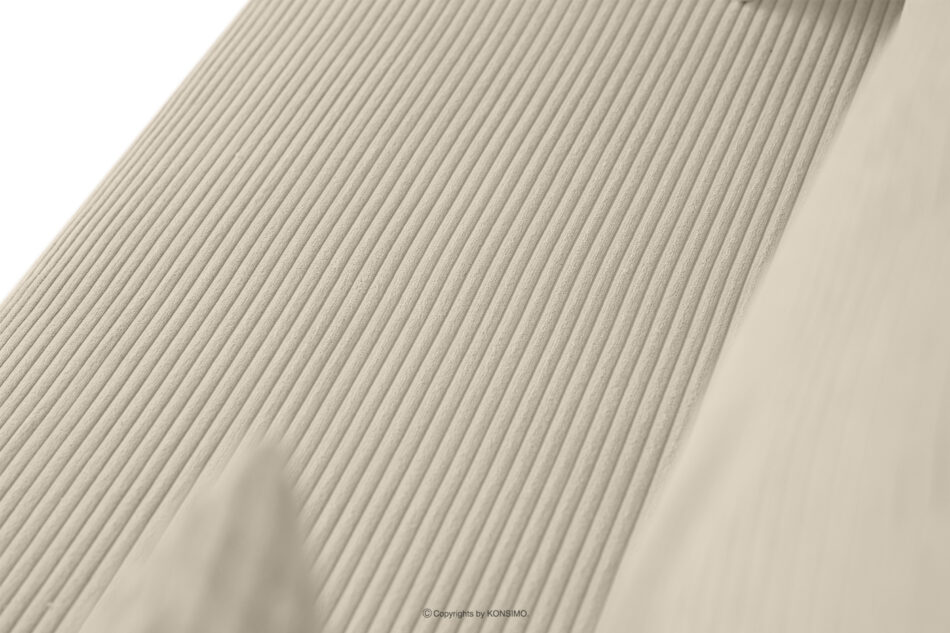ELPHO Sofa trzyosobowa rozkładana w sztruksie ecru ecru - zdjęcie 11