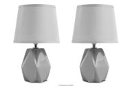 Szare lampki glamour 2szt.
