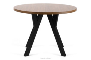 INDAGA, https://konsimo.pl/kolekcja/indaga/ Rozkładany okrągły stół 100-140 rustykalny drewno bukowe rustykalny - zdjęcie