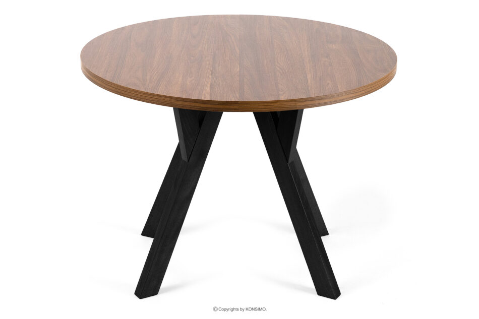 INDAGA Rozkładany okrągły stół 100-140 rustykalny drewno bukowe rustykalny - zdjęcie 5