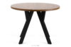 INDAGA Rozkładany okrągły stół 100-180 rustykalny drewno bukowe rustykalny - zdjęcie 1