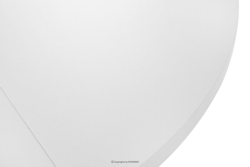 ROSTEL Okrągły stół rozkładany 100-140 dąb artisan biały - zdjęcie 7
