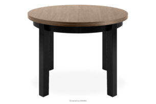 BALTE, https://konsimo.pl/kolekcja/balte/ Rozkładany stół okrągły 100-140 lefkas drewno bukowe lefkas - zdjęcie
