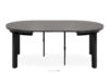 BALTE Rozkładany stół okrągły 100-180 beton drewno bukowe beton - zdjęcie 4