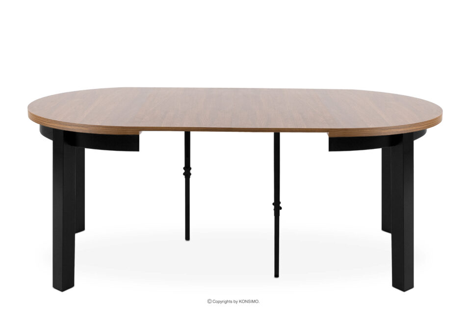 BALTE Rozkładany stół okrągły 100-180 rustykalny drewno bukowe rustykalny - zdjęcie 3