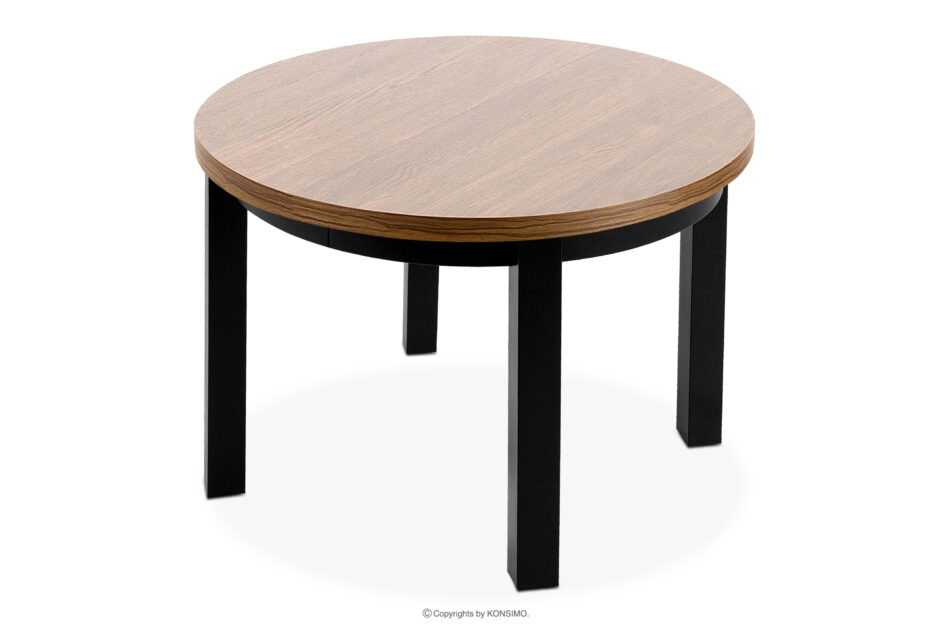BALTE Rozkładany stół okrągły 100-180 rustykalny drewno bukowe rustykalny - zdjęcie 7