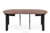 BALTE Rozkładany stół okrągły 100-260 orzech średni drewno bukowe orzech średni - zdjęcie 4