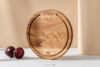 LESTE Okrągła deska do krojenia drewno dębowe dąb olejowany - zdjęcie 2