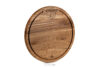 LESTE Drewniana deska do krojenia okrągła drewno dębowe dąb olejowany - zdjęcie 1