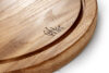 LESTE Drewniana deska do krojenia okrągła drewno dębowe dąb olejowany - zdjęcie 6