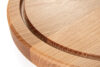 LESTE Drewniana deska do krojenia okrągła drewno bukowe buk olejowany - zdjęcie 8
