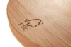 LESTE Drewniana deska do krojenia okrągła drewno bukowe buk olejowany - zdjęcie 9
