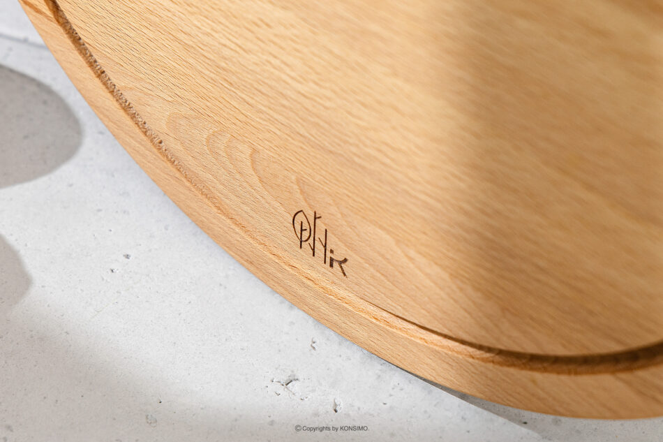 LESTE Drewniana deska do krojenia okrągła drewno bukowe buk olejowany - zdjęcie 14