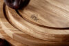 LESTE Komplet desek okrągłych drewno dębowe 4szt. dąb olejowany - zdjęcie 9