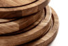 LESTE Komplet desek okrągłych drewno dębowe 4szt. dąb olejowany - zdjęcie 10