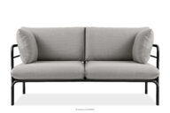 Loftowa sofa ogrodowa 2 na metalowych nogach