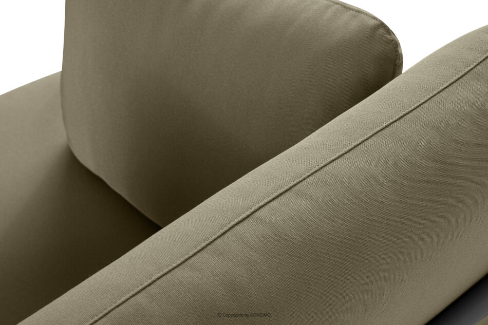 RAMBE Loftowa sofa ogrodowa 2 na metalowych nogach antracytowy/beżowy antracytowy/beżowy - zdjęcie 5