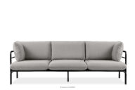 Loftowa sofa ogrodowa 3 na metalowych nogach