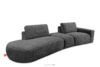 ZUCCO Sofa boucle modułowa grafitowy grafitowy - zdjęcie 3