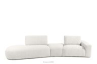 Sofa boucle modułowa ecru