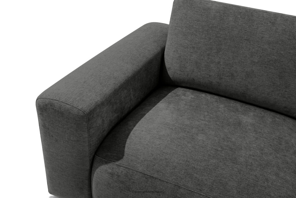 ZUCCO Sofa modułowa organic szenil/welur ciemny szary ciemny szary - zdjęcie 5