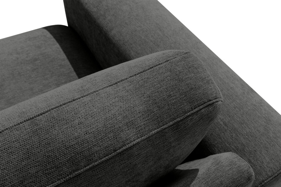 ZUCCO Sofa modułowa organic szenil/welur ciemny szary ciemny szary - zdjęcie 6