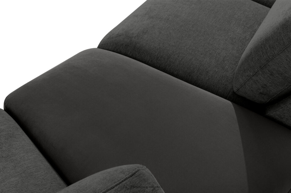 ZUCCO Sofa modułowa organic szenil/welur ciemny szary ciemny szary - zdjęcie 7