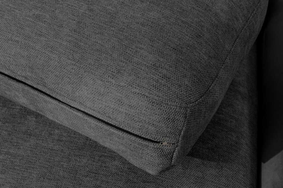 ZUCCO Sofa modułowa organic szenil/welur ciemny szary ciemny szary - zdjęcie 9
