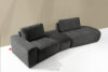 ZUCCO Sofa modułowa organic szenil/welur ciemny szary ciemny szary - zdjęcie 13