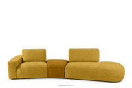 Sofa modułowa organic szenil/welur żółty