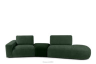 Sofa modułowa organic szenil/welur ciemny zielony