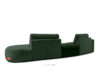 ZUCCO Sofa modułowa organic szenil/welur ciemny zielony ciemny zielony - zdjęcie 4