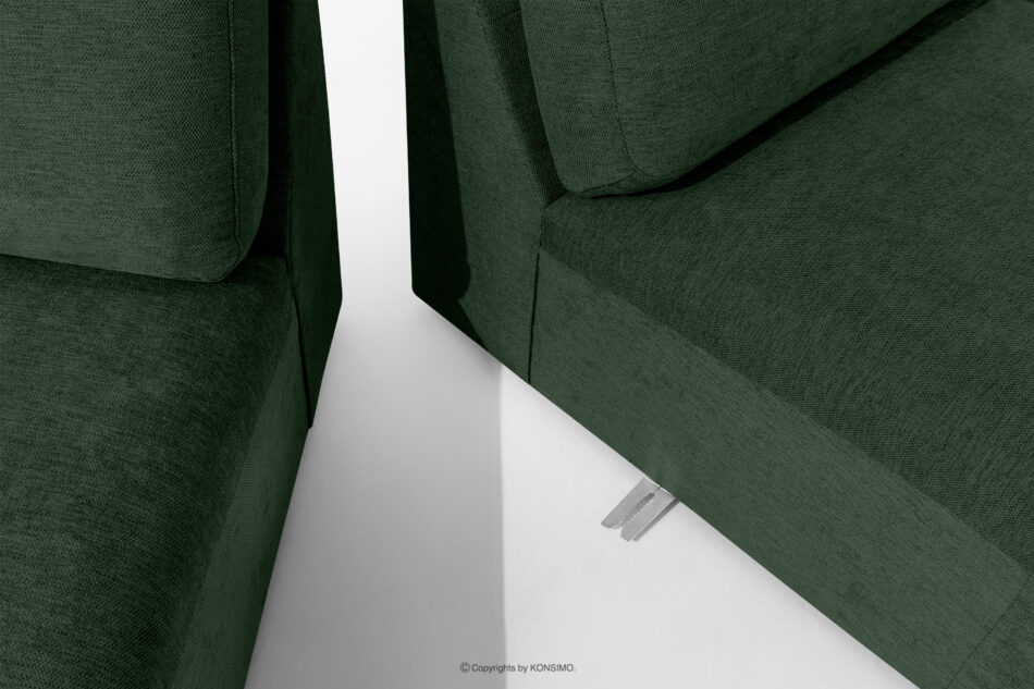 ZUCCO Sofa modułowa organic szenil/welur ciemny zielony ciemny zielony - zdjęcie 11