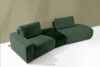 ZUCCO Sofa modułowa organic szenil/welur ciemny zielony ciemny zielony - zdjęcie 13
