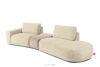ZUCCO Sofa modułowa organic szenil/welur kremowy kremowy - zdjęcie 3