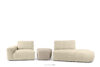 ZUCCO Sofa modułowa organic szenil/welur kremowy kremowy - zdjęcie 5