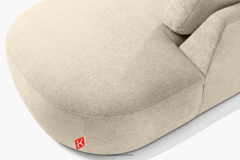 ZUCCO Sofa modułowa organic szenil/welur kremowy kremowy - zdjęcie 8