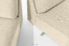 ZUCCO Sofa modułowa organic szenil/welur kremowy kremowy - zdjęcie 12