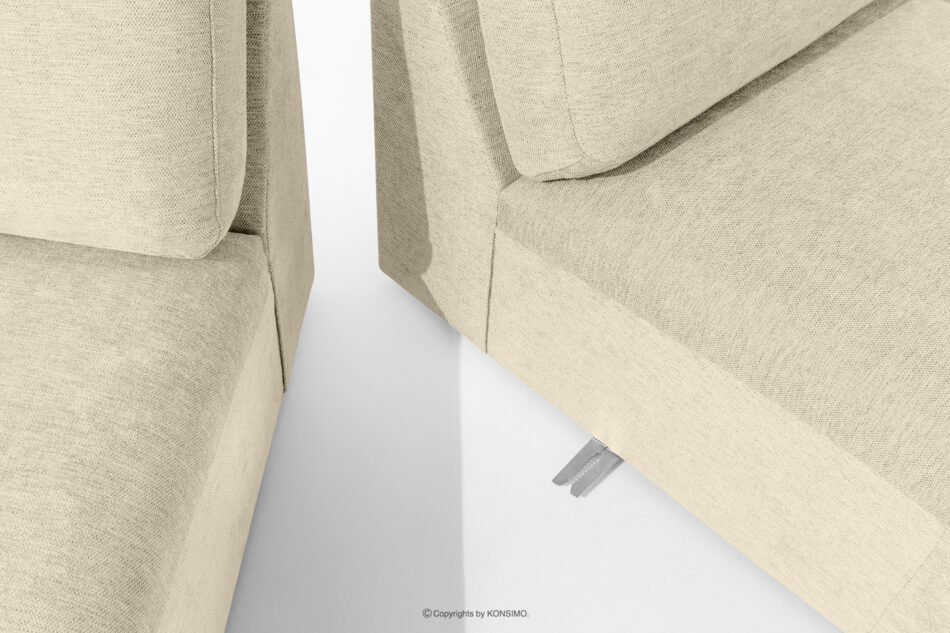 ZUCCO Sofa modułowa organic szenil/welur kremowy kremowy - zdjęcie 11