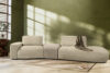 ZUCCO Sofa modułowa organic szenil/welur kremowy kremowy - zdjęcie 2