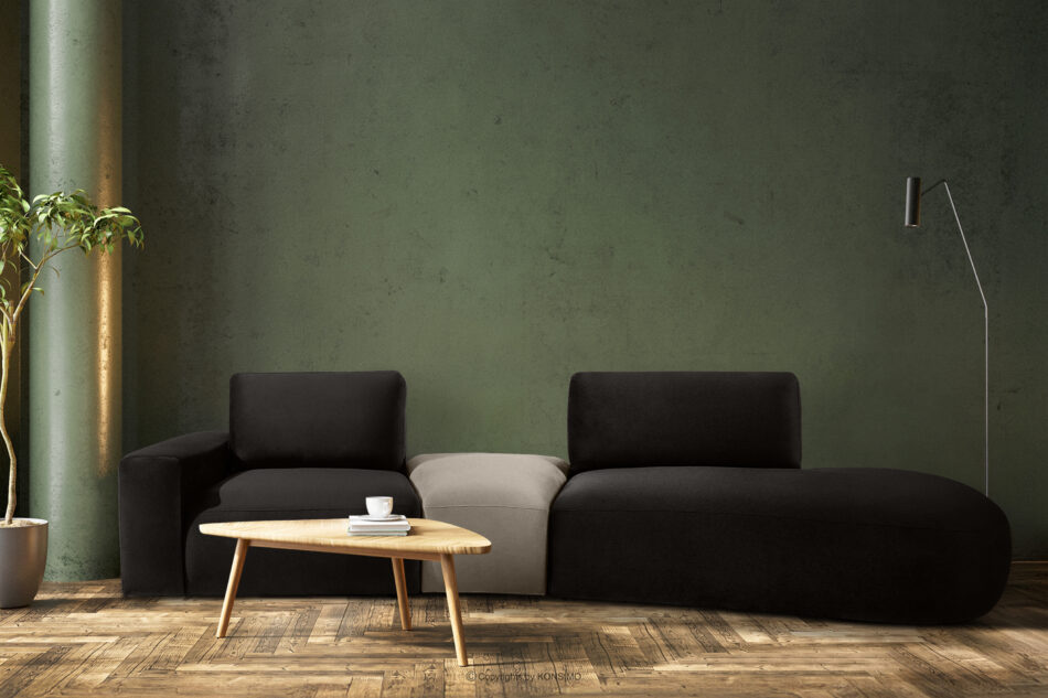 ZUCCO Sofa modułowa organic welur brązowy/beżowy brązowy/beżowy - zdjęcie 18