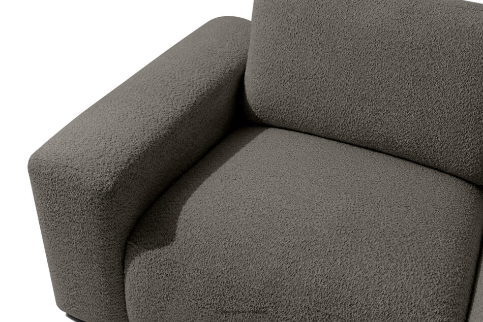 ZUCCO Sofa modułowa organic boucle ciemny brązowy ciemny brązowy - zdjęcie 5