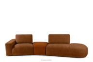 Sofa modułowa organic szenil/welur rudy